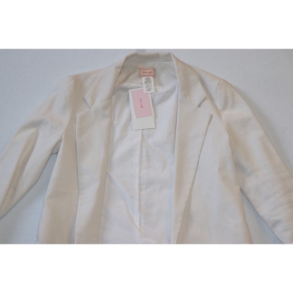 Love...ady Linen Blend Blazer Size XS - Picture 4 of 10